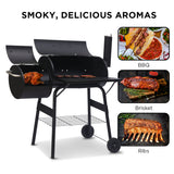 Nannup 2 in 1 BBQ and Offset Smoker, view 8
