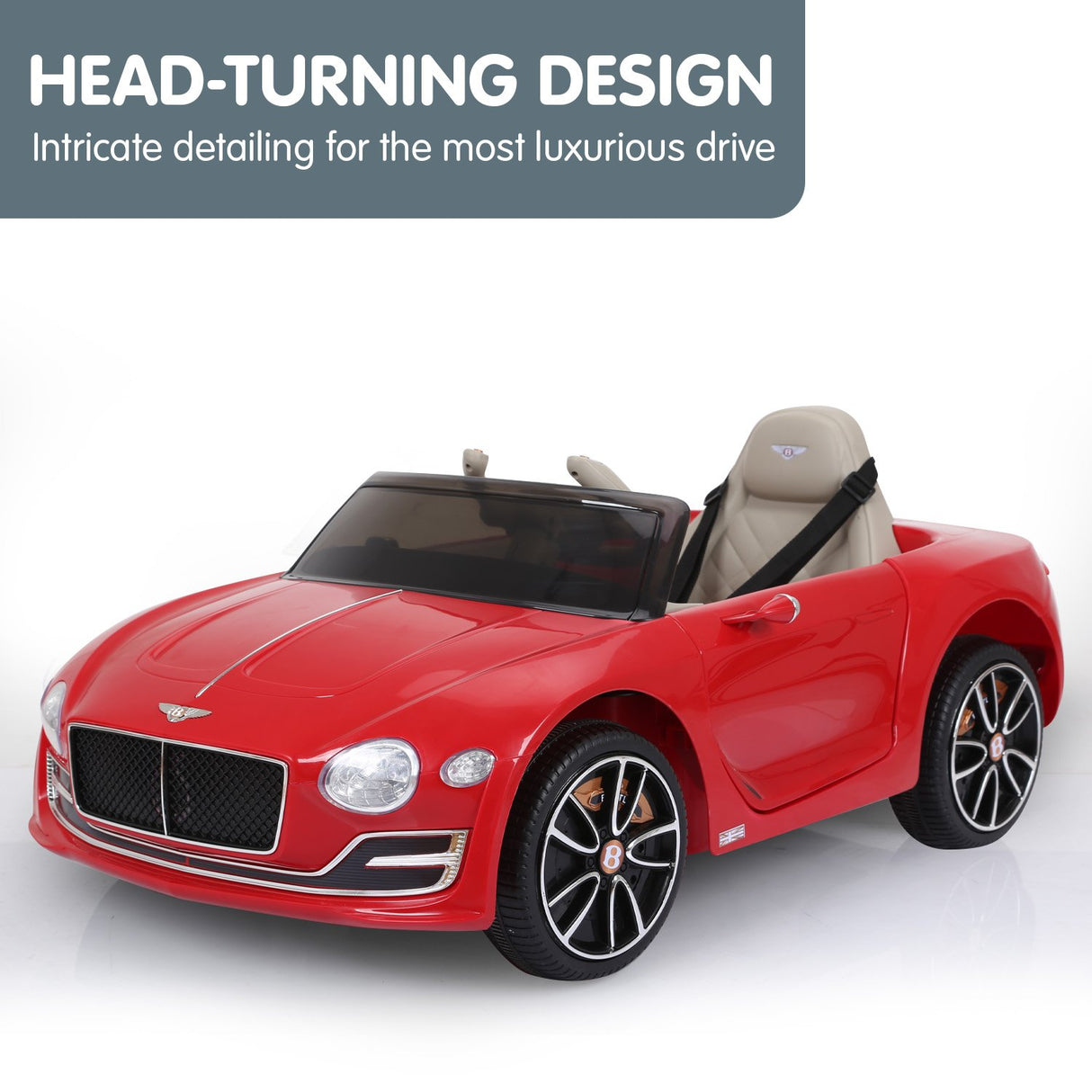 Thornton Kids Ride On Car, 12V Electric, Red