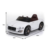 Thornton Kids Ride On Car, 12V Electric, White