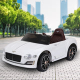 Thornton Kids Ride On Car, 12V Electric, White