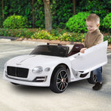Thornton Kids Ride On Car, 12V Electric, White