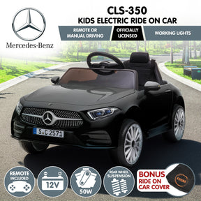 Snetterton Kids Ride On Car, 12V Electric, Black