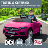 Snetterton Kids Ride On Car, 12V Electric, Pink