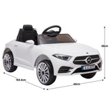Snetterton Kids Ride On Car, 12V Electric, White