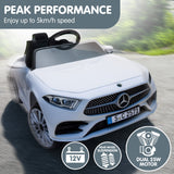 Snetterton Kids Ride On Car, 12V Electric, White