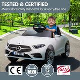Snetterton Kids Ride On Car, 12V Electric, White