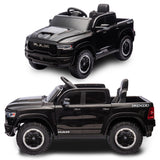 Thruxton Kids Ride On Car, 12V Electric Pickup Truck, Black