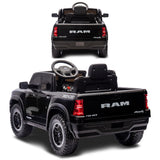 Thruxton Kids Ride On Car, 12V Electric Pickup Truck, Black