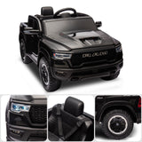 Thruxton Kids Ride On Car, 12V Electric Pickup Truck, Black