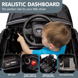Thruxton Kids Ride On Car, 12V Electric Pickup Truck, Black