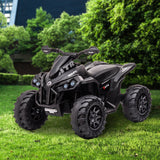 Mondello Kids Ride On Quad Bike, 12V Electric, Black