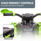 Mondello Kids Ride On Quad Bike, 12V Electric, Green