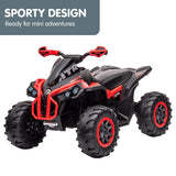 Mondello Kids Ride On Quad Bike, 12V Electric, Red