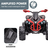 Mondello Kids Ride On Quad Bike, 12V Electric, Red