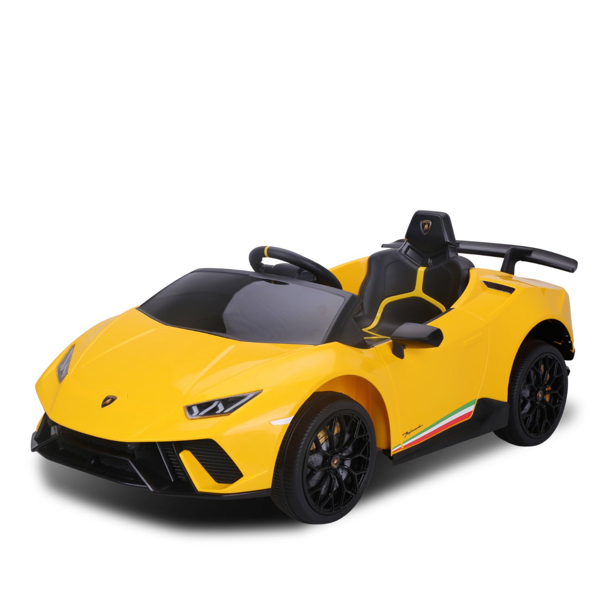 Bedford Kids Ride On Car, 12V Electric Supercar, Yellow