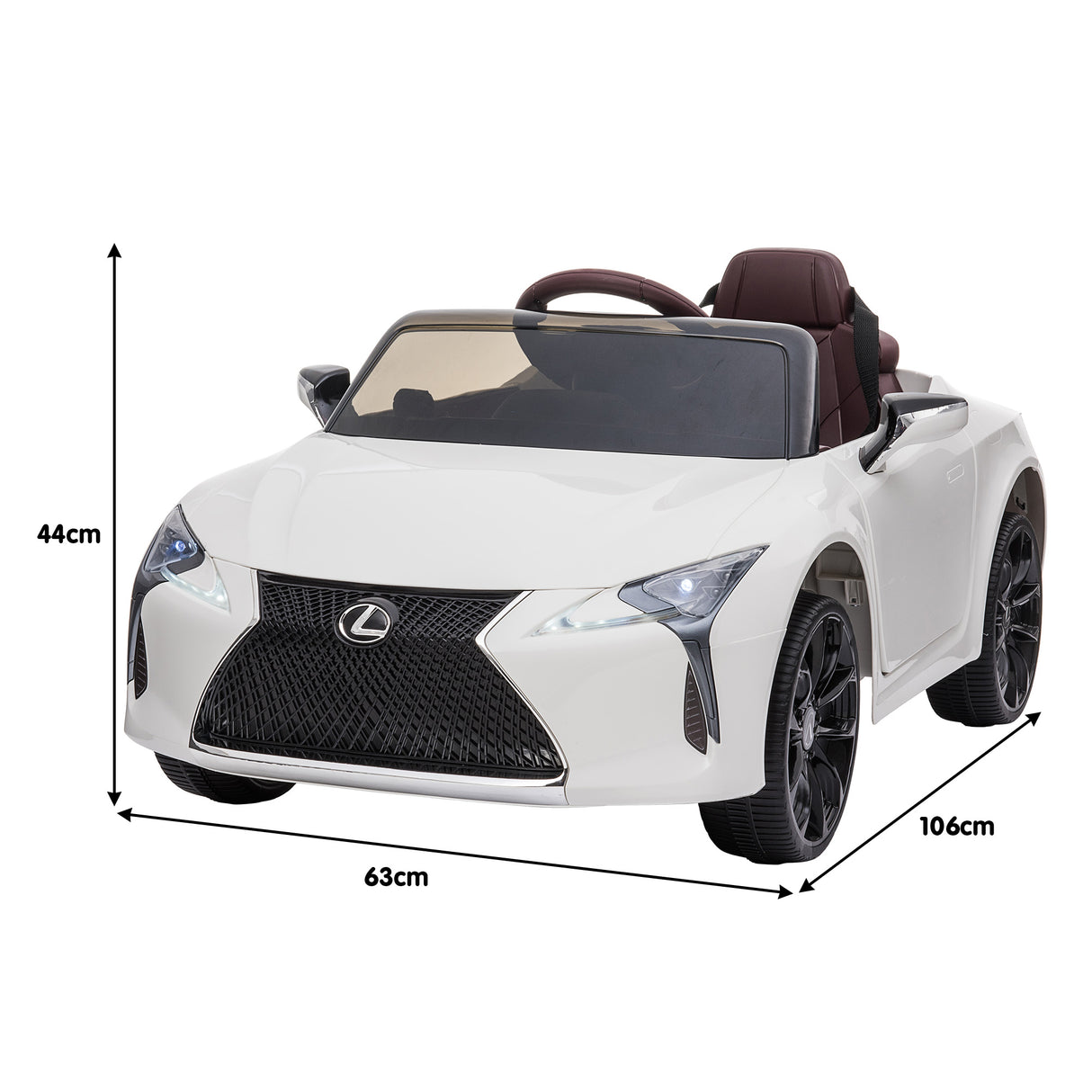Anglesey Kids Ride On Car, 12V Electric Sports Car
