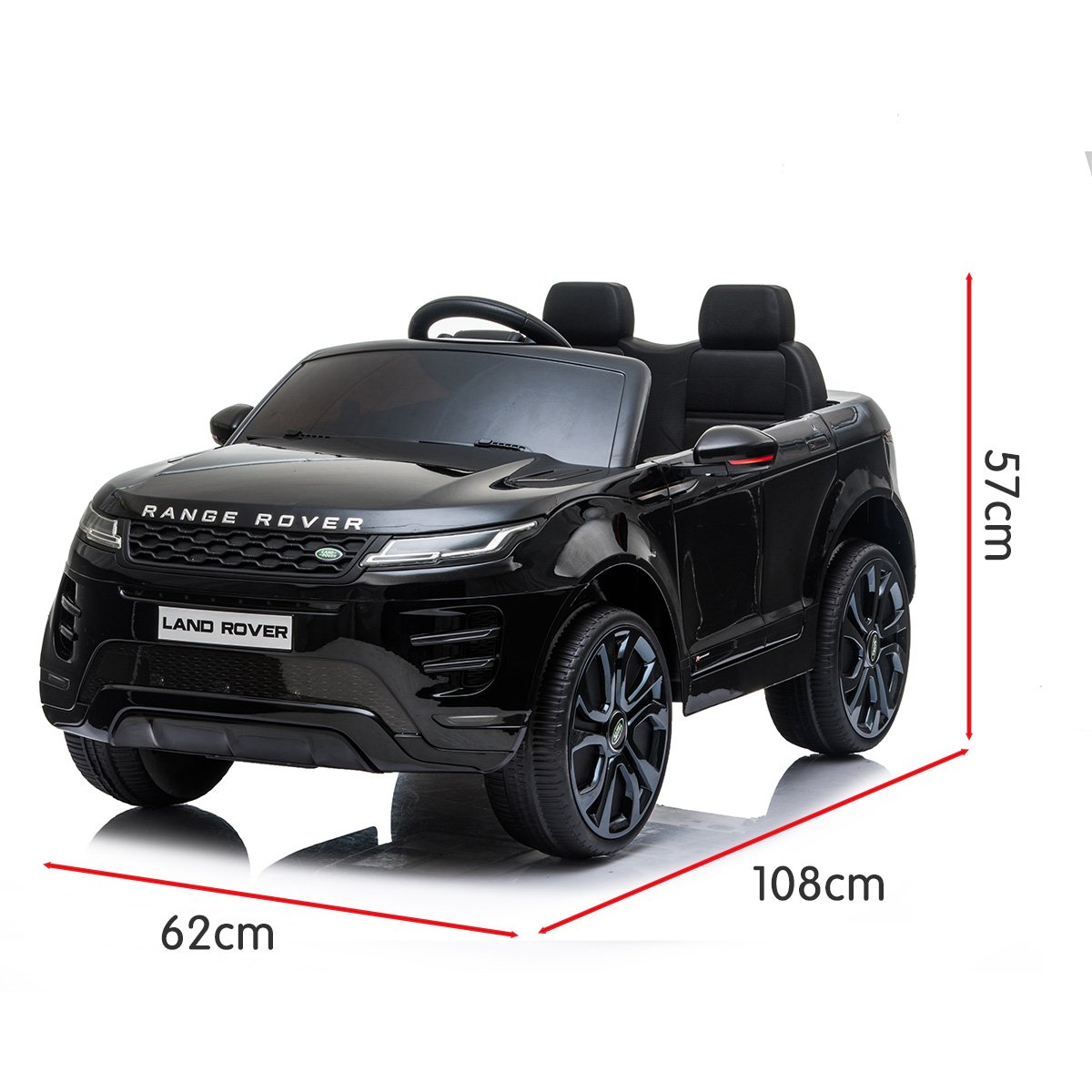 Prescott Kids Ride On Car, 12V Electric SUV, Black