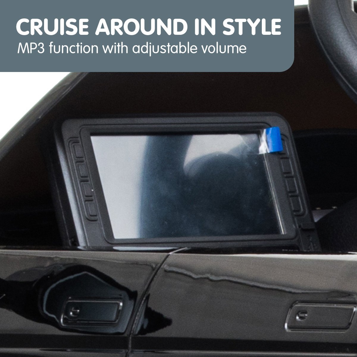 Prescott Kids Ride On Car, 12V Electric SUV, Black