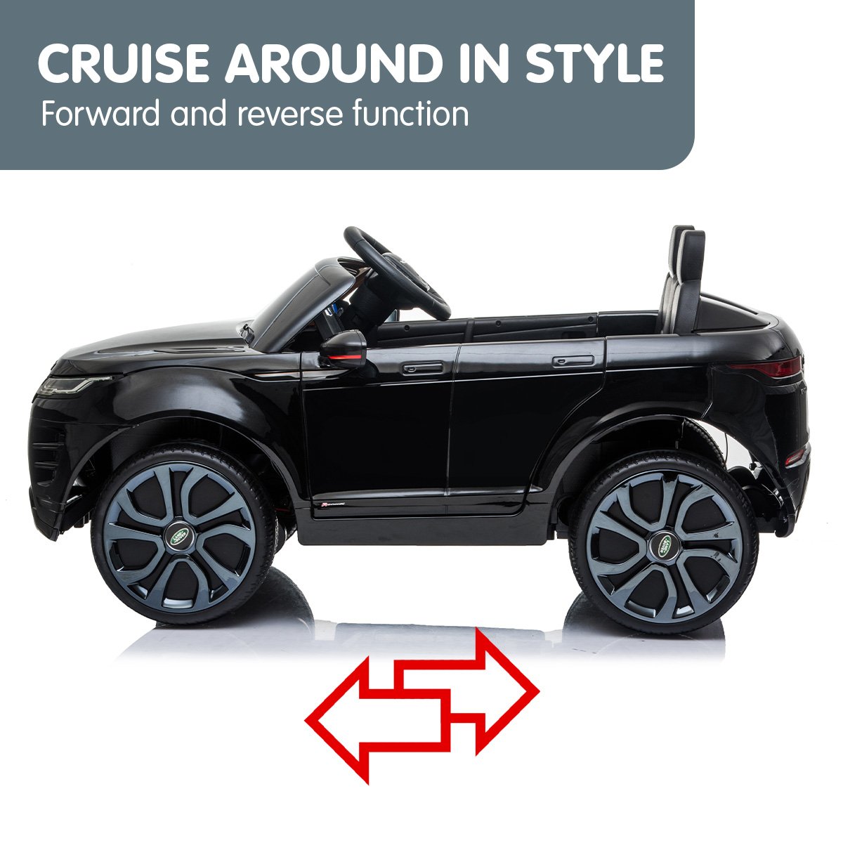 Prescott Kids Ride On Car, 12V Electric SUV, Black