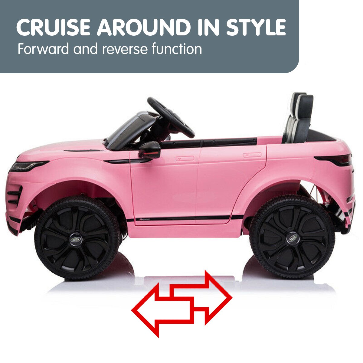 Prescott Kids Ride On Car, 12V Electric SUV, Pink