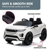 Prescott Kids Ride On Car, 12V Electric SUV, White