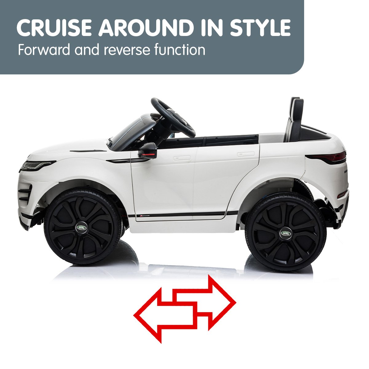 Prescott Kids Ride On Car, 12V Electric SUV, White