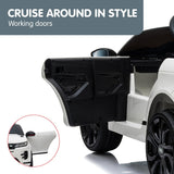 Prescott Kids Ride On Car, 12V Electric SUV, White