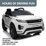 Prescott Kids Ride On Car, 12V Electric SUV, White