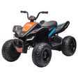 Lydden Kids Ride On Quad Bike, 12V Electric, Black