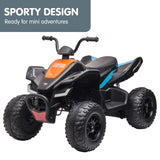 Lydden Kids Ride On Quad Bike, 12V Electric, Black