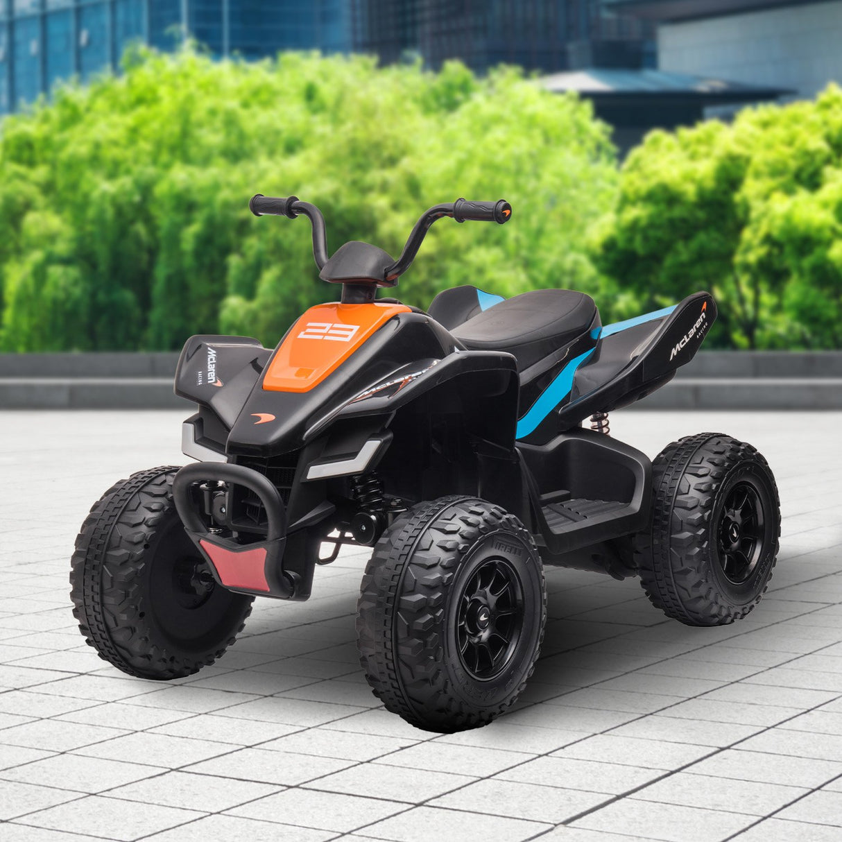 Lydden Kids Ride On Quad Bike, 12V Electric, Black