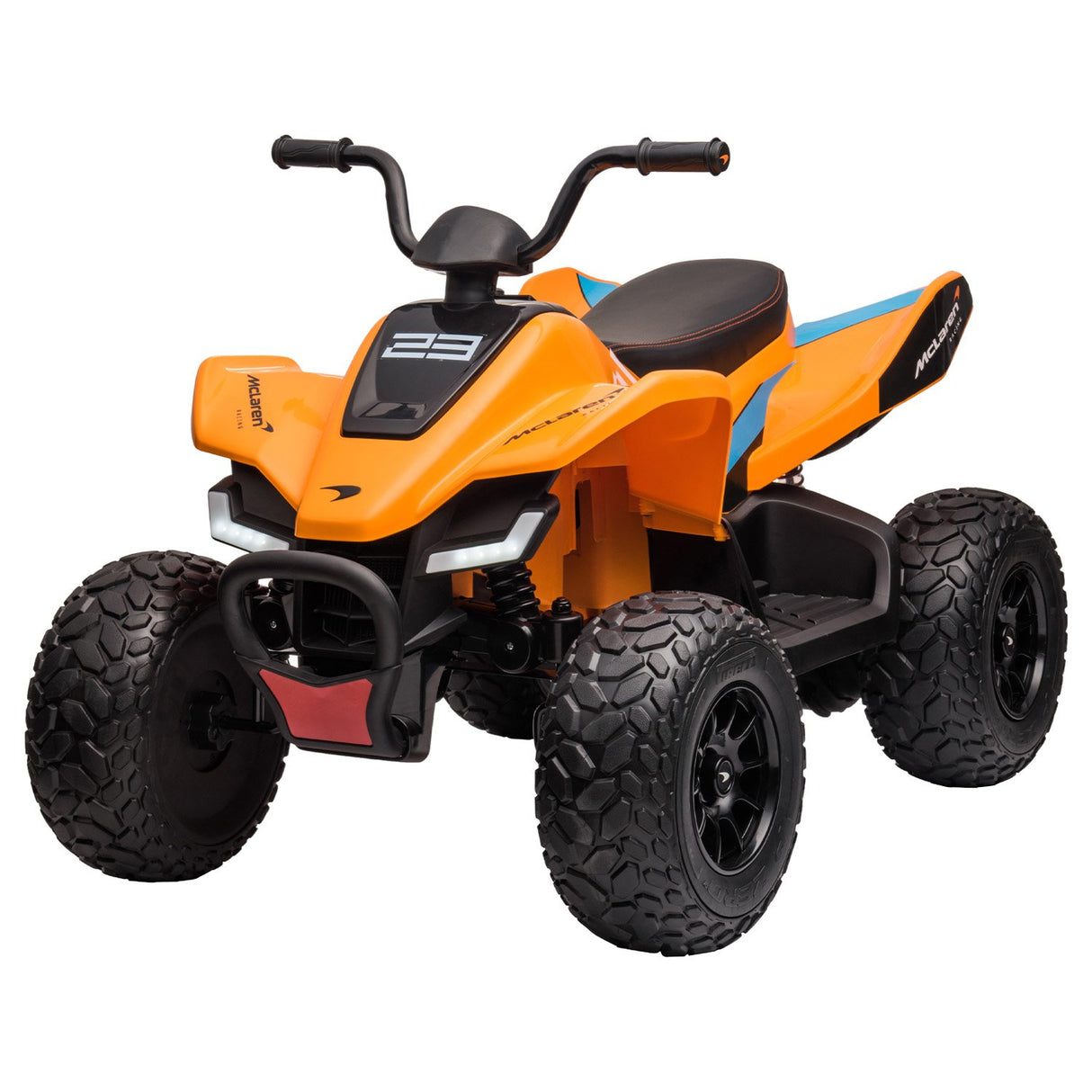 Lydden Kids Ride On Quad Bike, 12V Electric, Orange