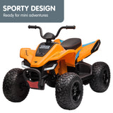 Lydden Kids Ride On Quad Bike, 12V Electric, Orange