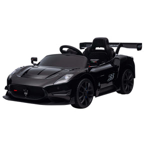 Longcross Kids Ride On Car, 12V Electric Race Car, Black
