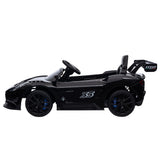 Longcross Kids Ride On Car, 12V Electric Race Car, Black