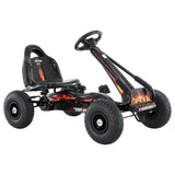 Meliquina Kids Pedal Go Kart, Black