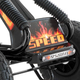 Meliquina Kids Pedal Go Kart, Black