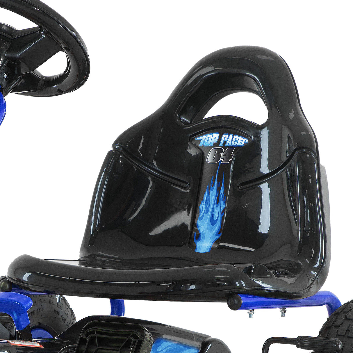 Meliquina Kids Pedal Go Kart, Blue