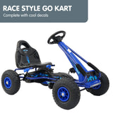 Meliquina Kids Pedal Go Kart, Blue