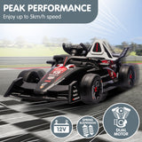 Elvington Kids Ride On Car, 12V Electric Race Car, Red