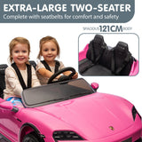 Croft Kids Ride On Car, 12V Electric 2 Seater, Pink