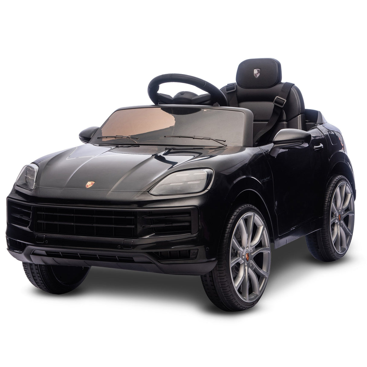 Santa Pod Kids Ride On Car, 12V Electric SUV Coupe, Black