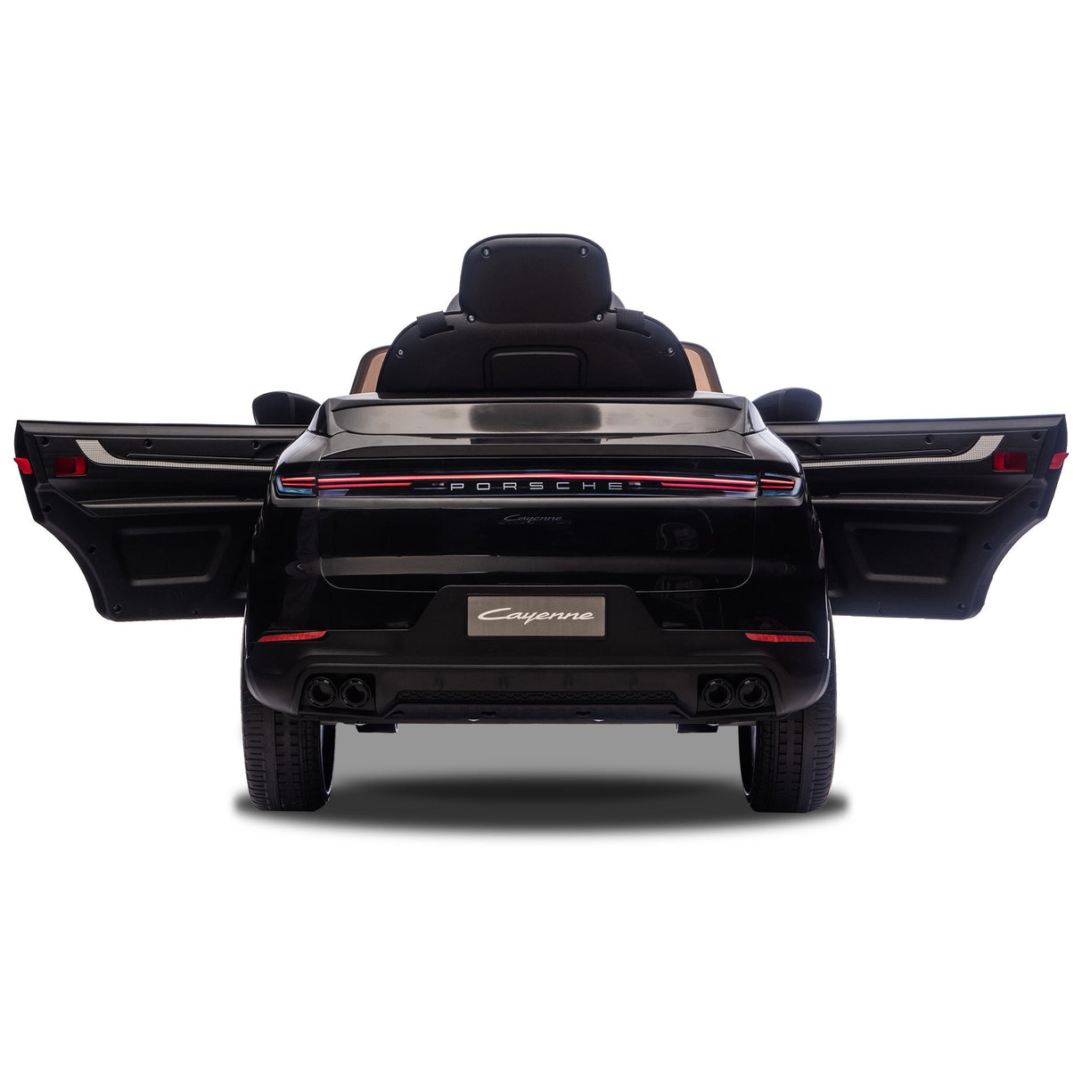 Santa Pod Kids Ride On Car, 12V Electric SUV Coupe, Black
