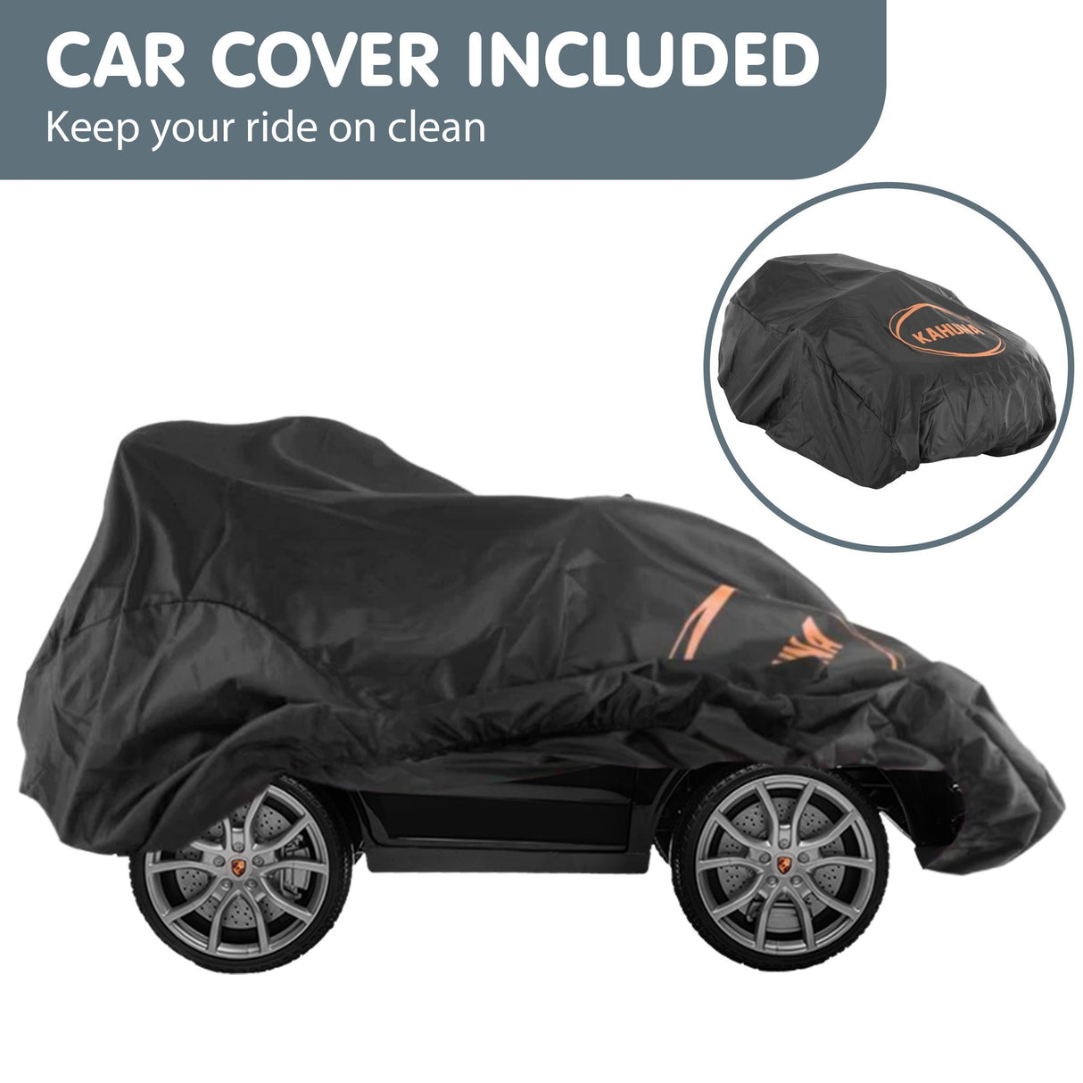 Santa Pod Kids Ride On Car, 12V Electric SUV Coupe, Black
