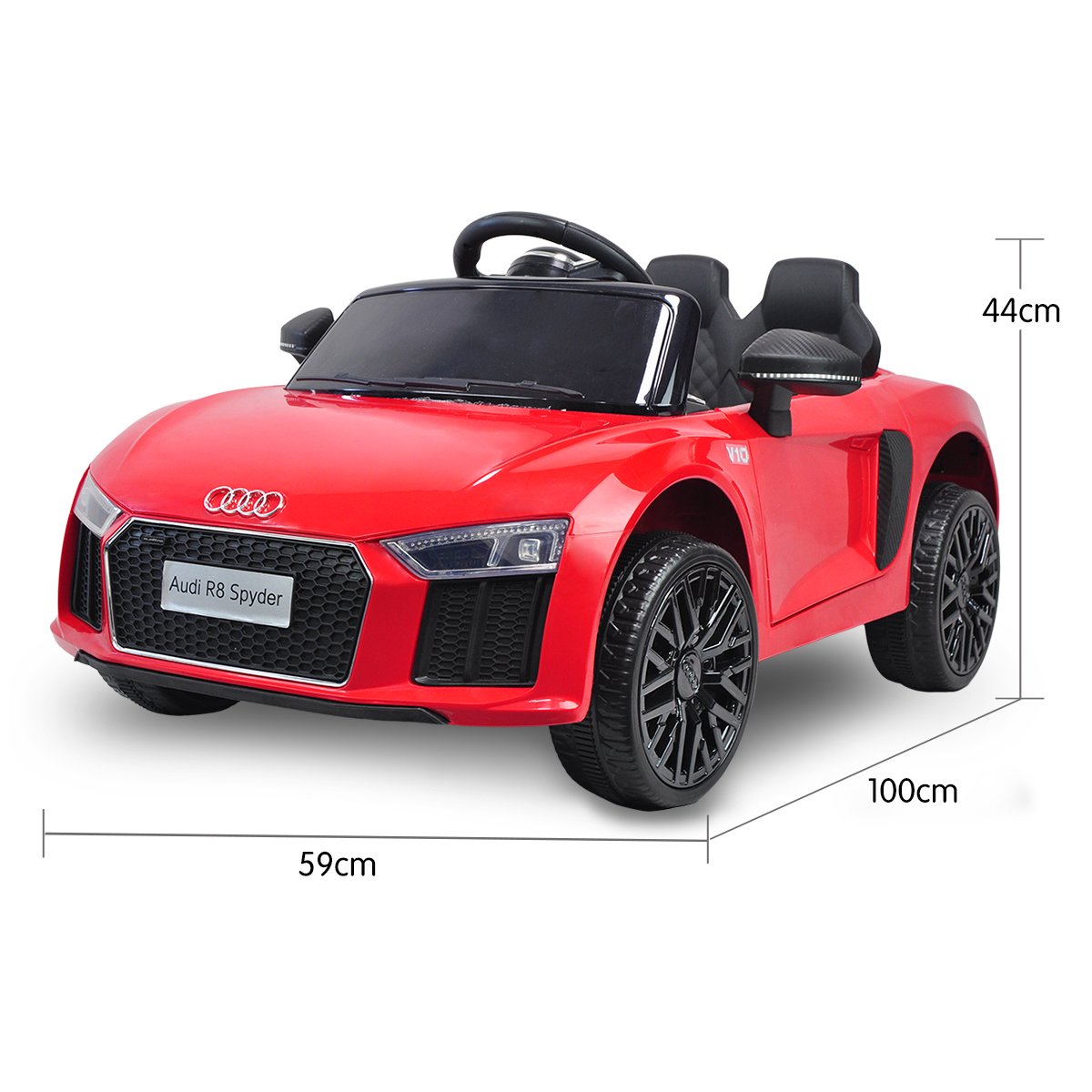 Woodbridge Kids Ride On Car, 12V Electric, Red