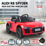 Woodbridge Kids Ride On Car, 12V Electric, Red