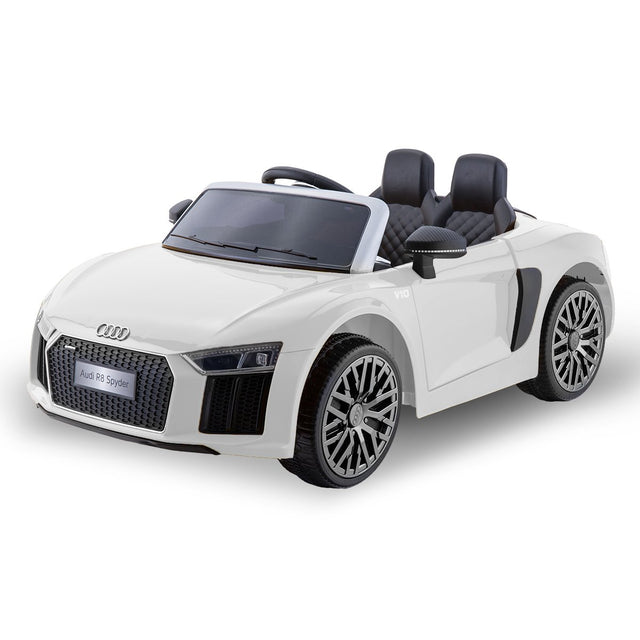 Woodbridge white kids electric ride on supercar
