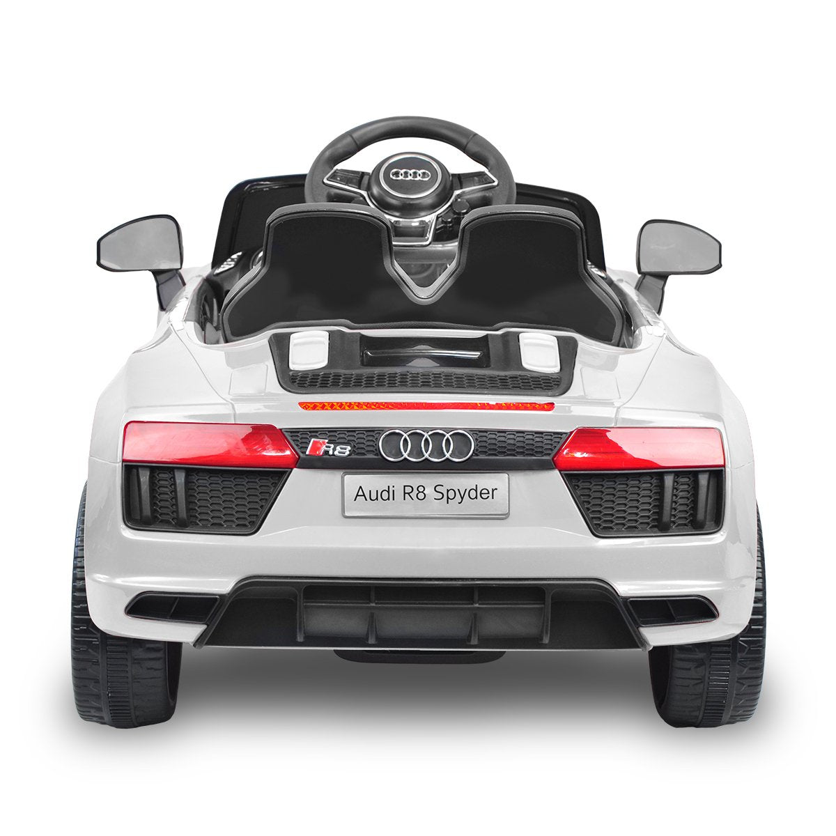 Woodbridge Kids Ride On Car, 12V Electric, White