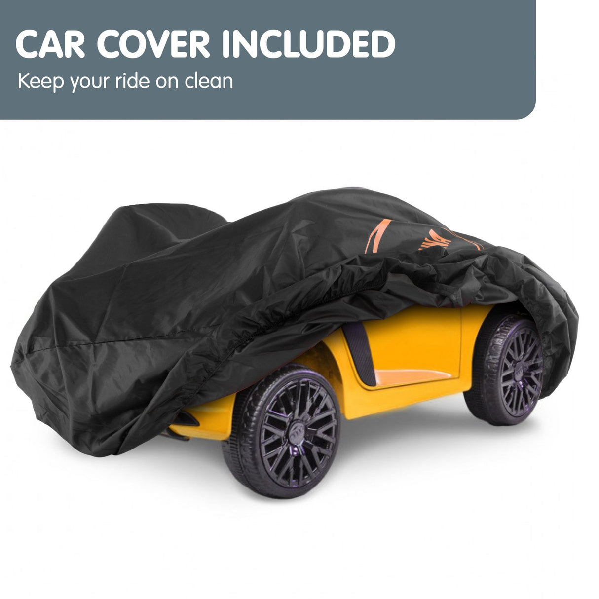 Woodbridge Kids Ride On Car, 12V Electric, Yellow