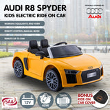Woodbridge Kids Ride On Car, 12V Electric, Yellow